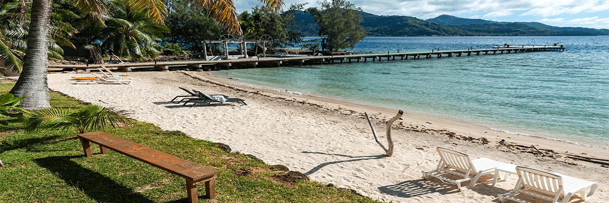 Tahiti, une histoire d'amour entre trois îles, avec volsd - background banner